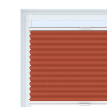 Roleta plisowana termo pomarańczowa