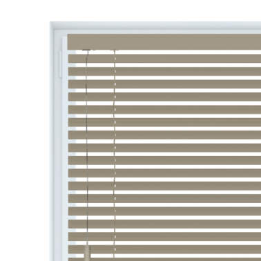 Żaluzja drewniana 50 mm lux na wymiar - sand